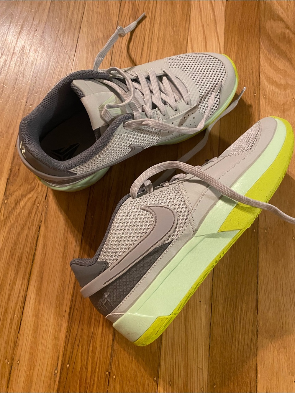 Size 7Y - NEW Nike Ja 1 Light Silver (GS)